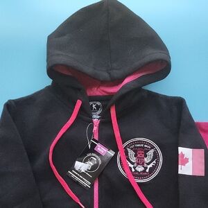 Black and Pink Hoodie